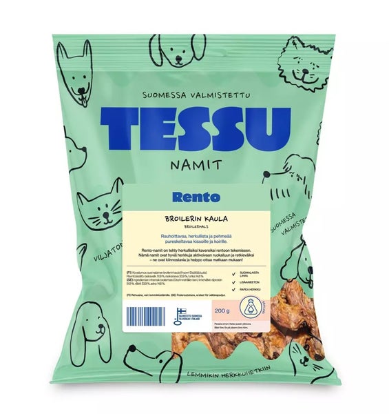Rento Broilerin kaula, 200g