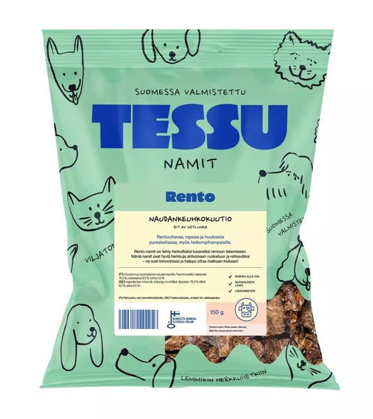 Rento Naudankeuhkokuutio, 150g