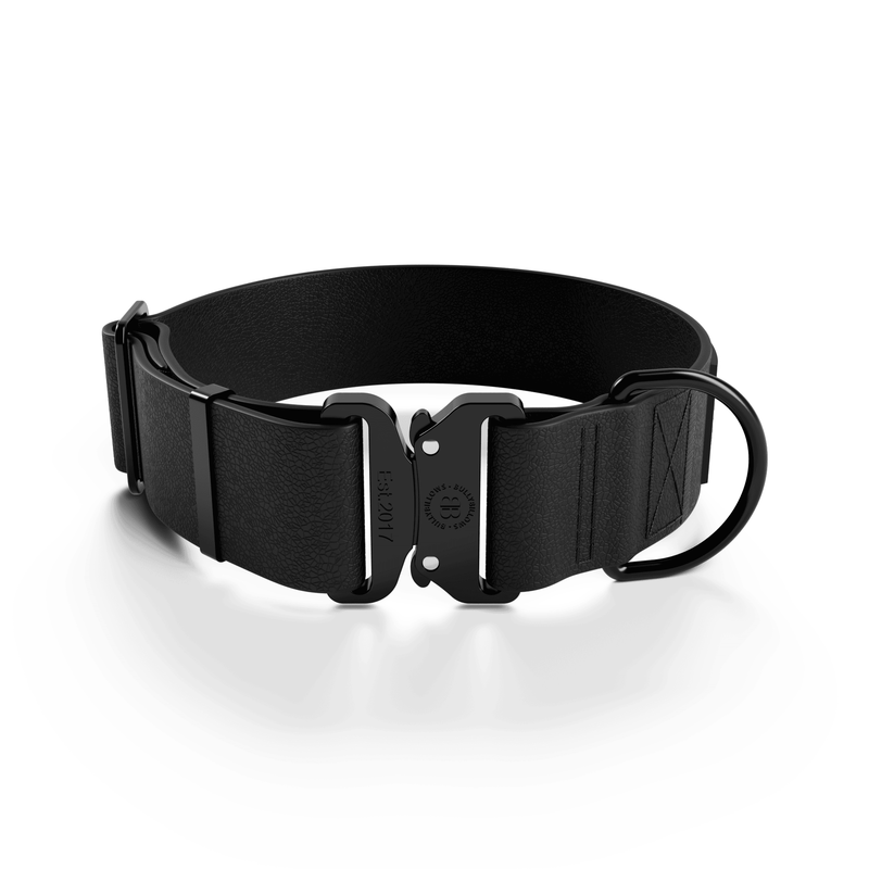 BULLYBILLOWS 5CM COMBAT BILLOWTHANE COLLAR - MATTE BLACK